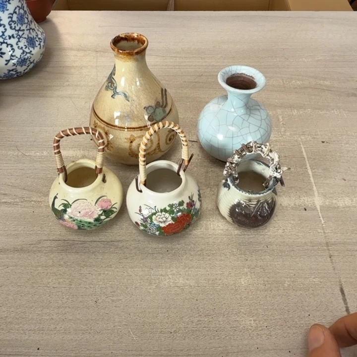 瓷片茶道具工艺品
