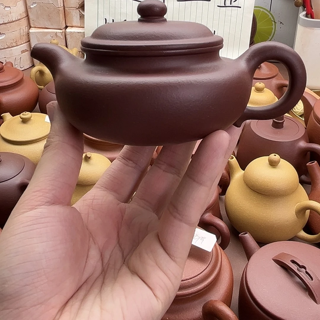 紫砂茶壶紫泥仿古