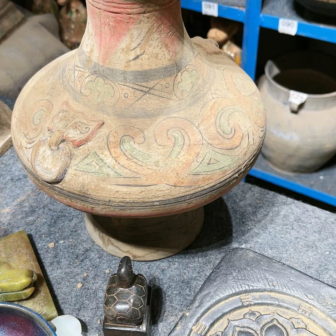 大*P瓦当材料茶包和茶具