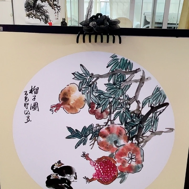 国画张圣敏先生纯手绘作品