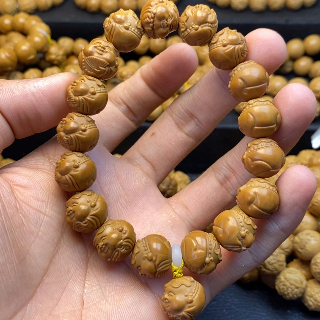 手串猴头核桃荷叶弥勒