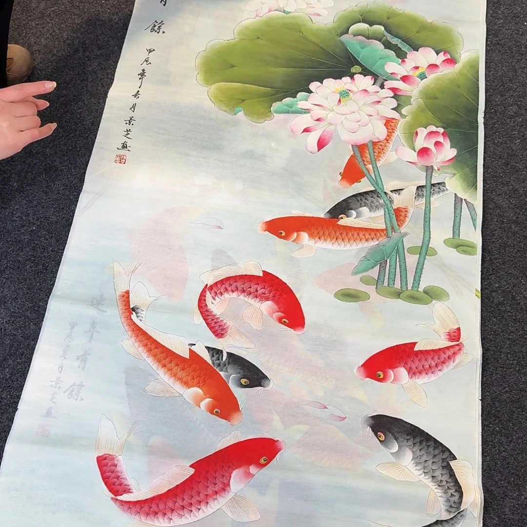 纯手绘国画作品好看