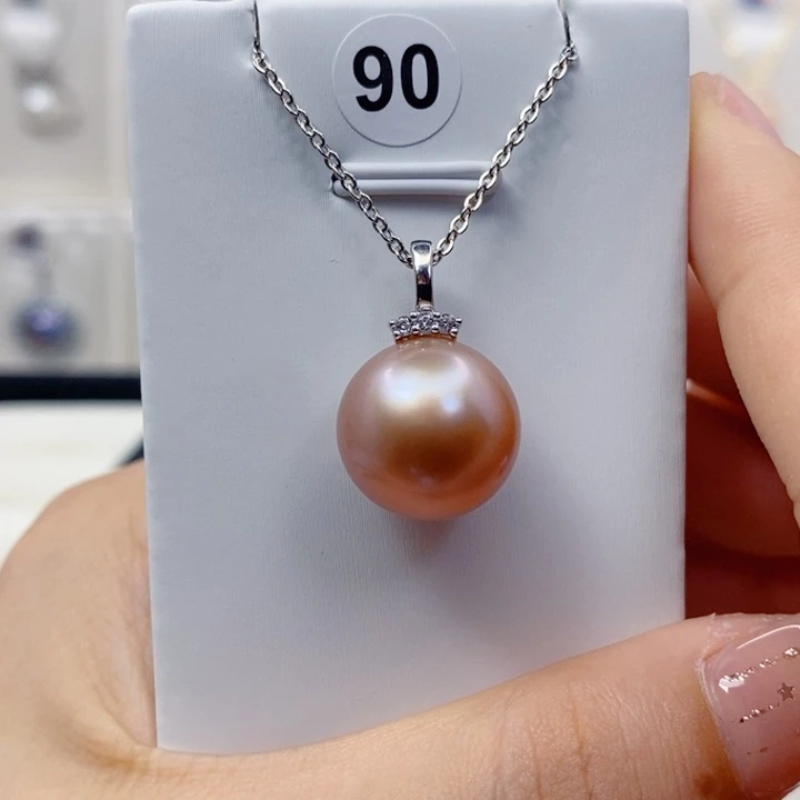 *****颈饰银S925镶嵌淡水珍珠