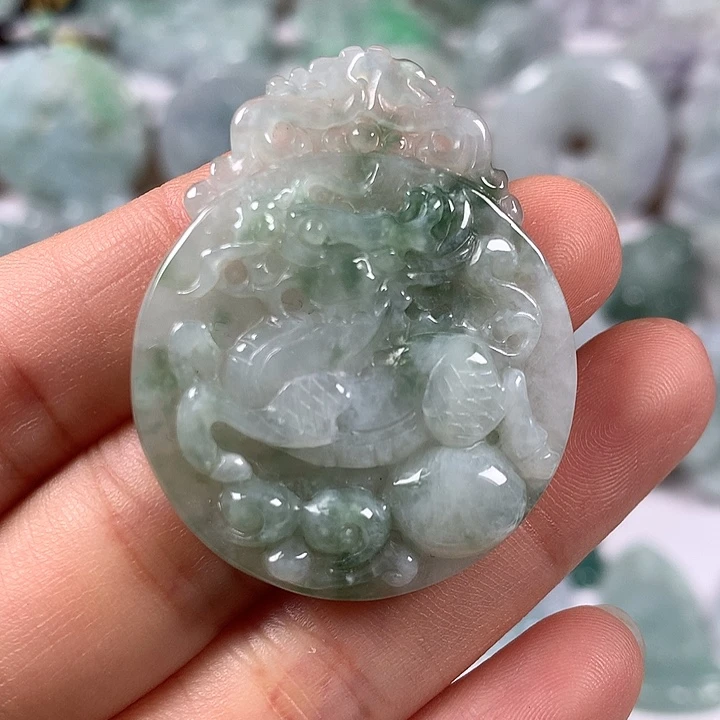 颈饰未镶嵌翡翠麒麟福利