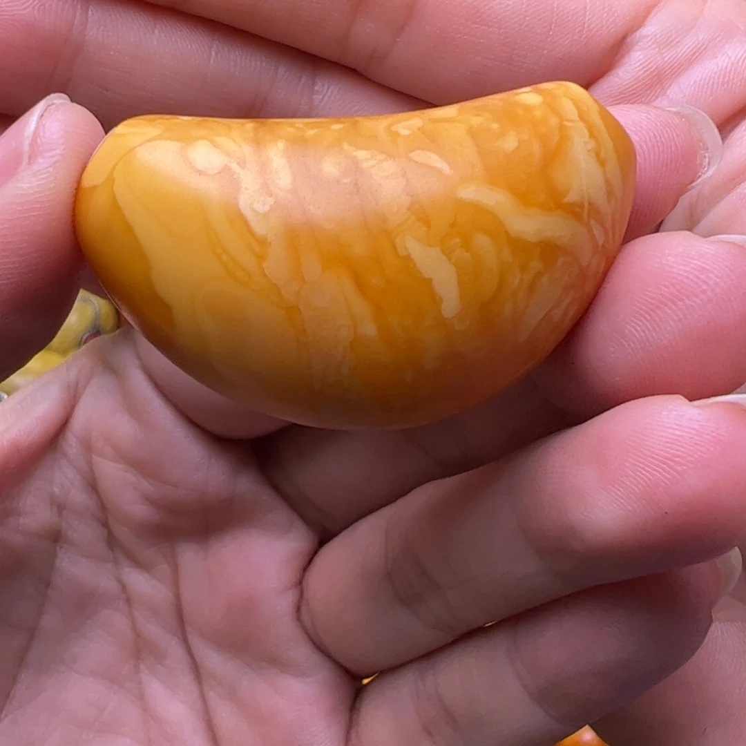 蜜蜡未镶嵌珠宝奇石元宝珠