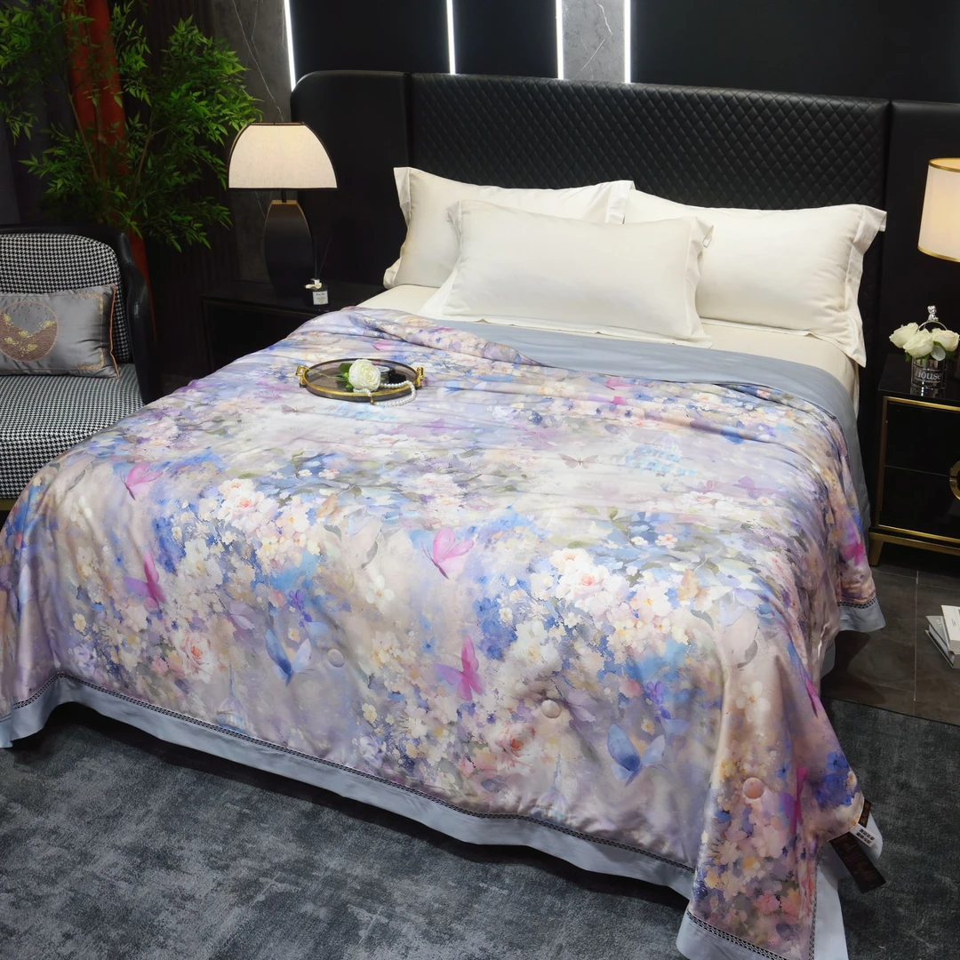 北乔专属超细旦天丝棉镂空蚕丝夏被-安塔利亚