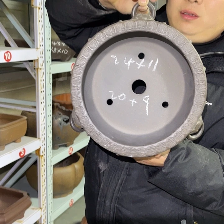 紫砂花盆紫砂等传统