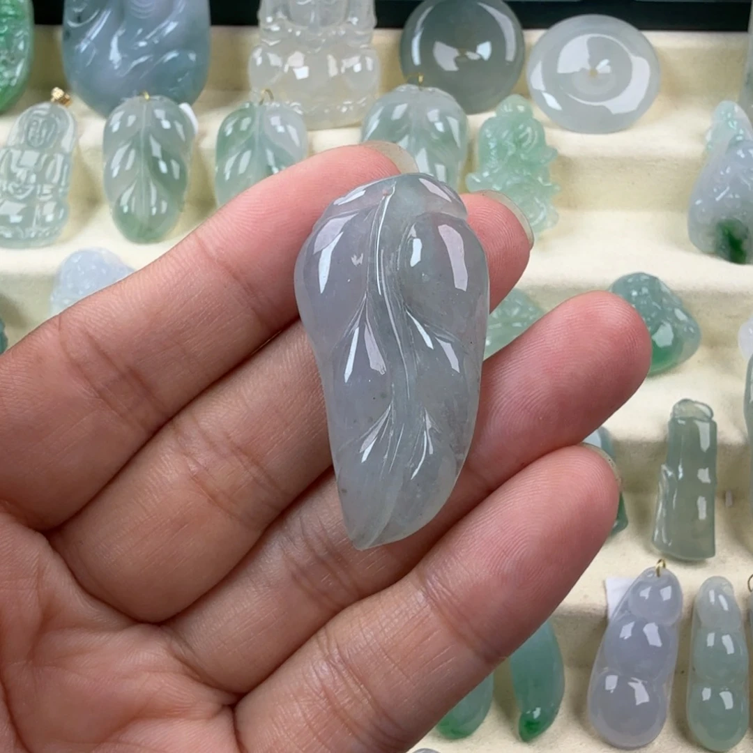 翡翠未镶嵌项链✌***✌翡翠