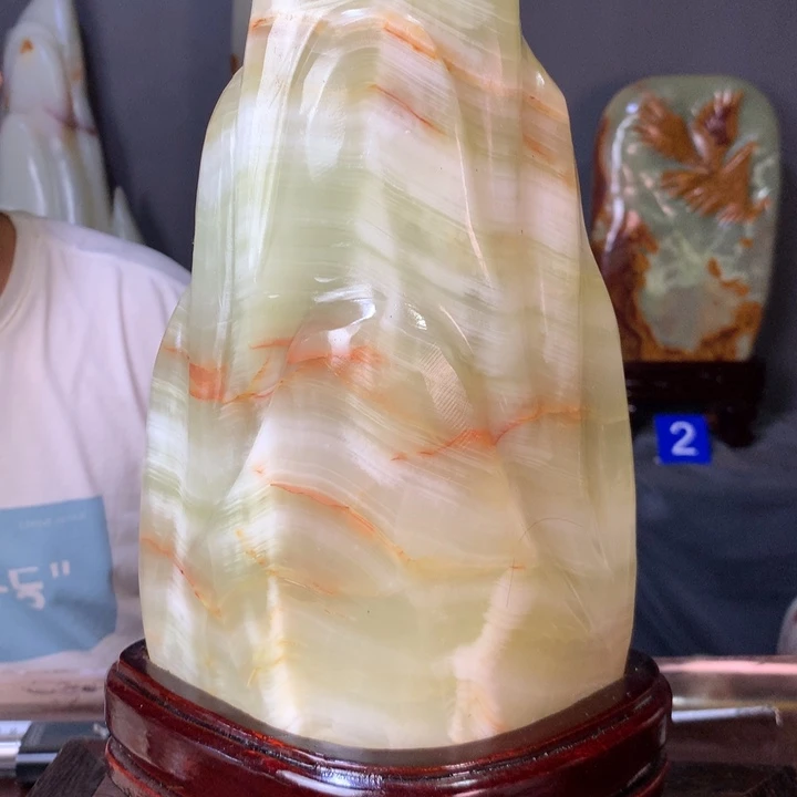 石材天然古青石原石摆