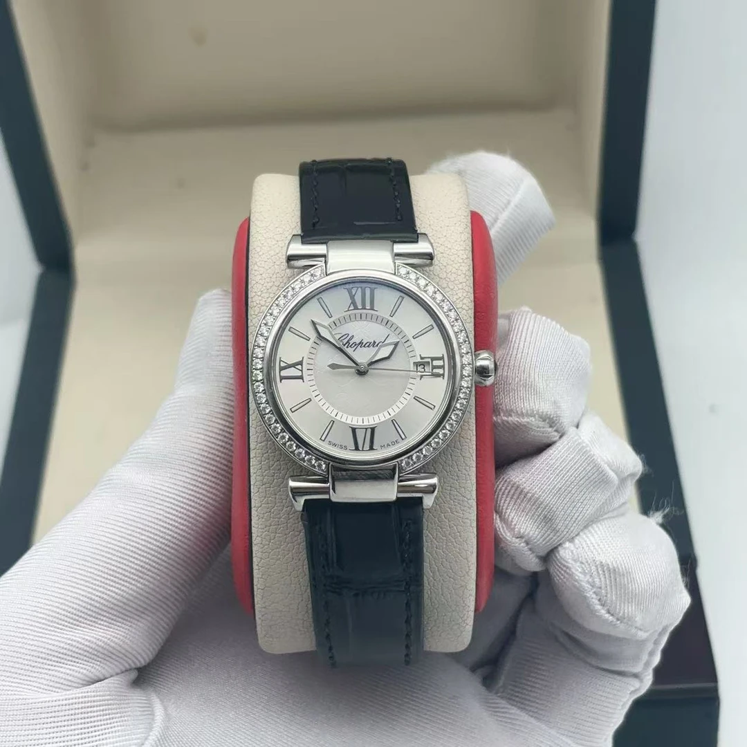 95新 Chopard/萧邦 29mm 萧邦 后镶钻自动机械女士腕表