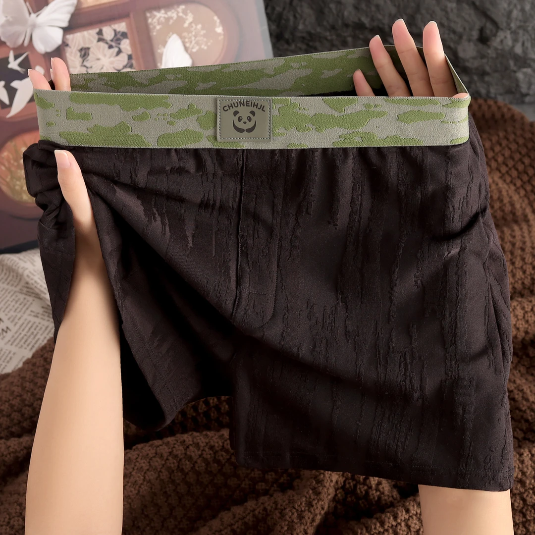 新款棉质舒适男士阿罗裤男款纯色简约时尚内裤男生中腰内搭短裤衩