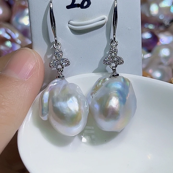 未镶嵌耳饰淡水珍珠