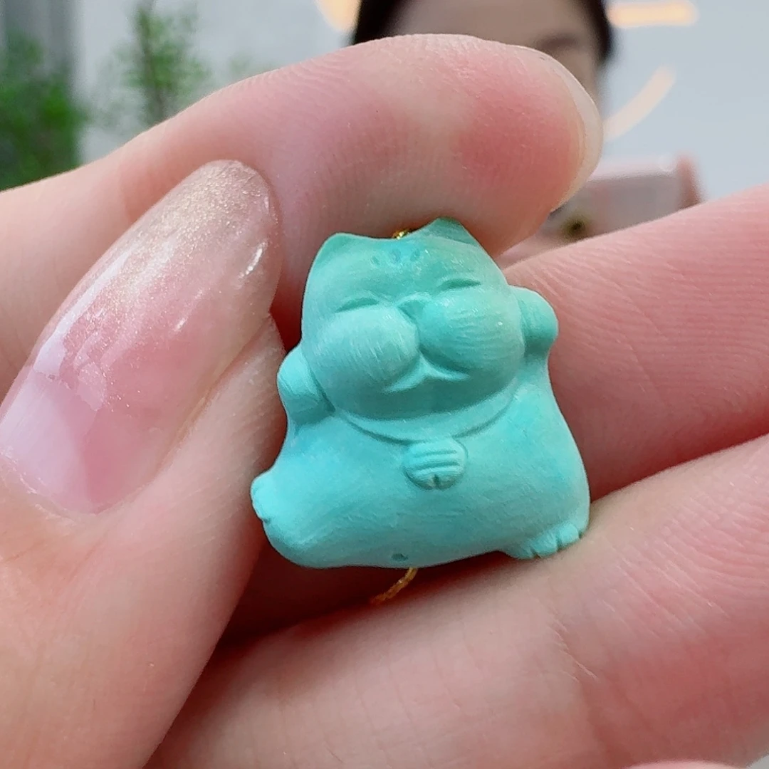 未镶嵌绿松石珠宝奇石