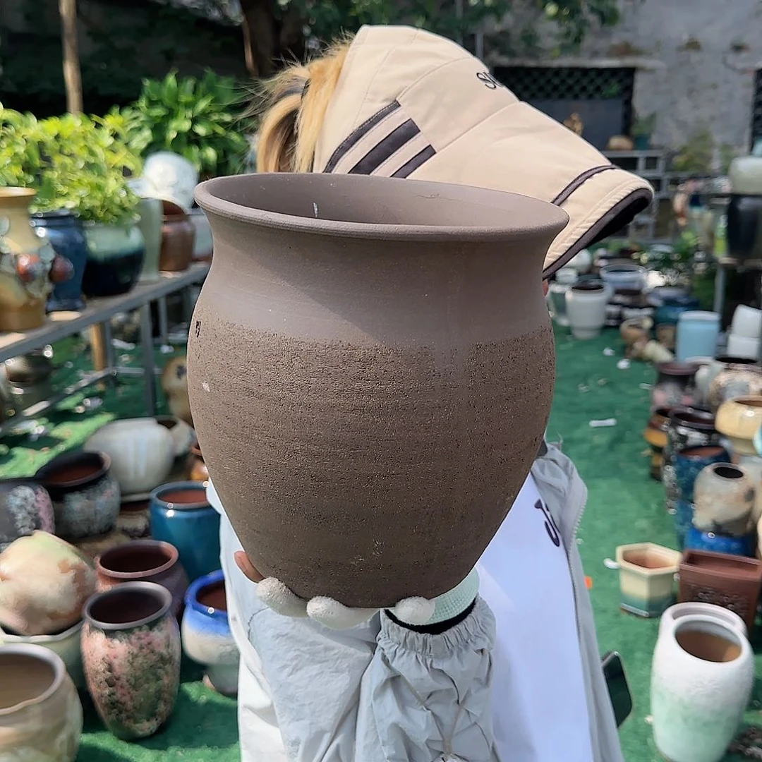 紫砂花盆王嫂花盆0626-392高23口21