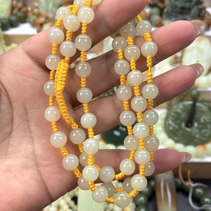 【闪购商品】透闪石质玉手链未镶嵌