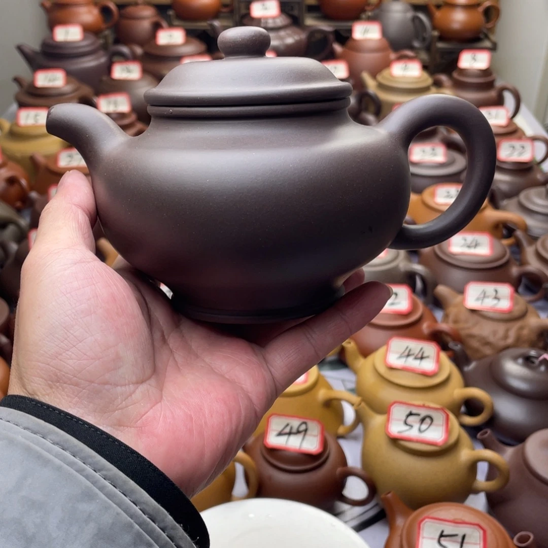 ꪣ***帅茶壶紫砂宜兴紫砂半手工