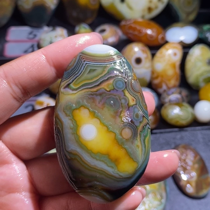 玛瑙/玉髓未镶嵌吊坠(不含链)138