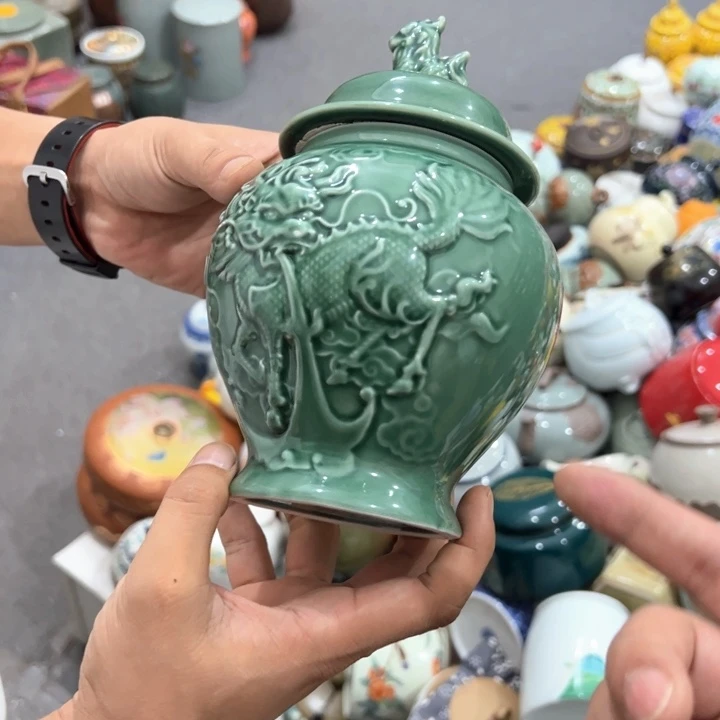 瑕疵福利品陶瓷茶叶罐