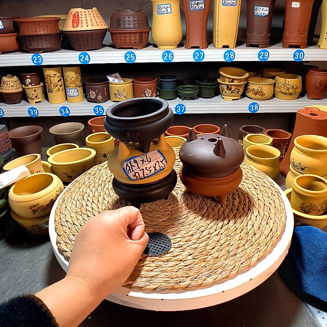 宜兴紫砂紫砂花盆盆紫砂