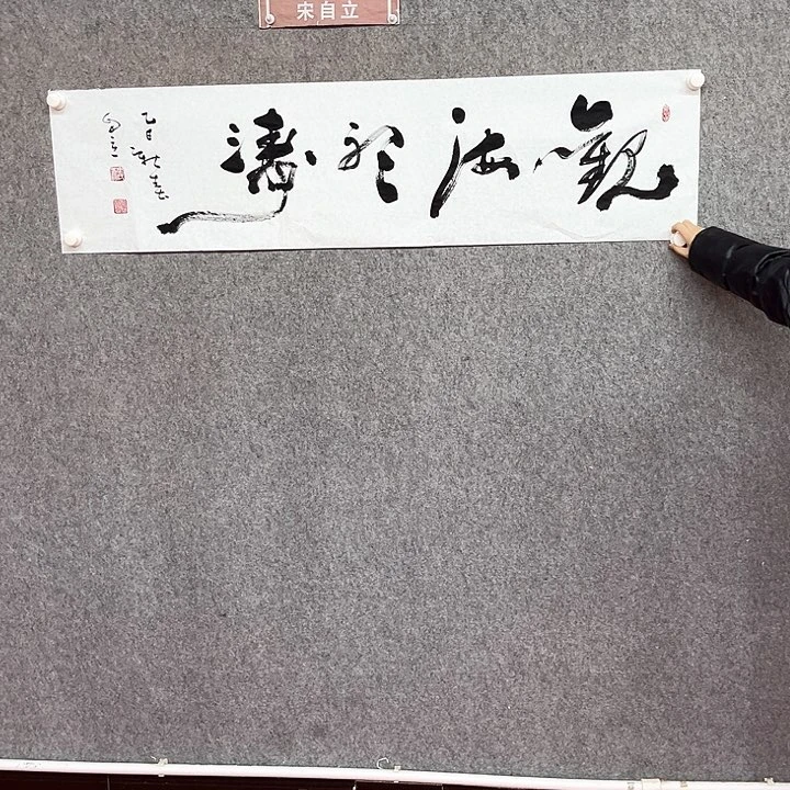 书法观海听涛书法