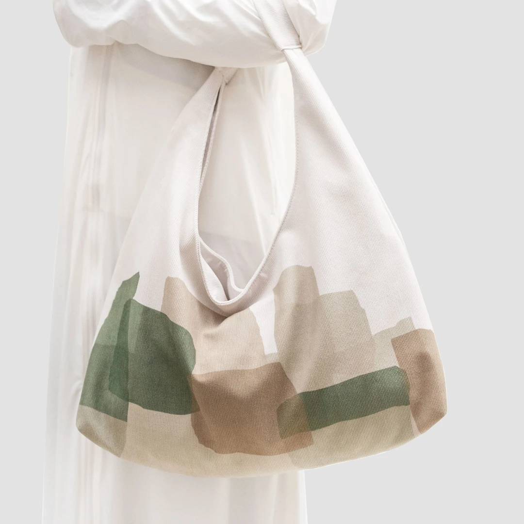 无则艺【包袱包】原创小众夏季透气印花便携时尚腋下包袱包