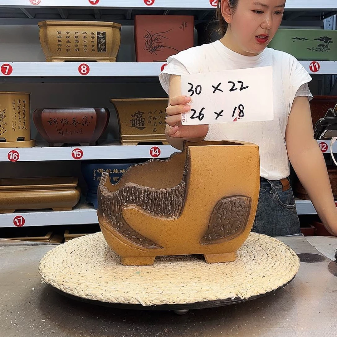 紫砂花盆紫砂花盆