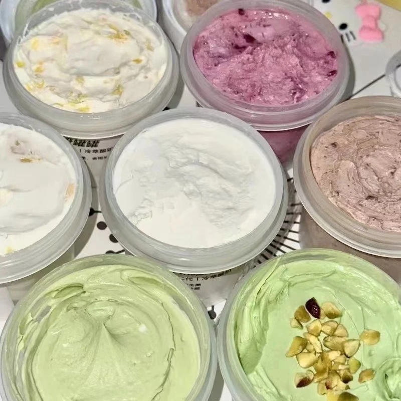 「现货速发」芋泥味6种口味干巴酸奶干噎干嚼酸奶现做奶酪罐子100g