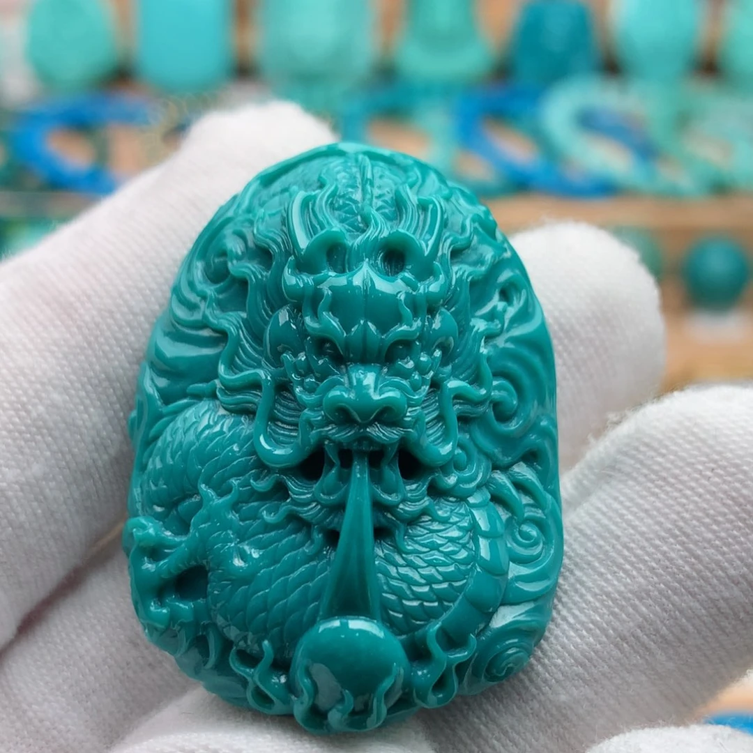 未镶嵌绿松石珠宝奇石