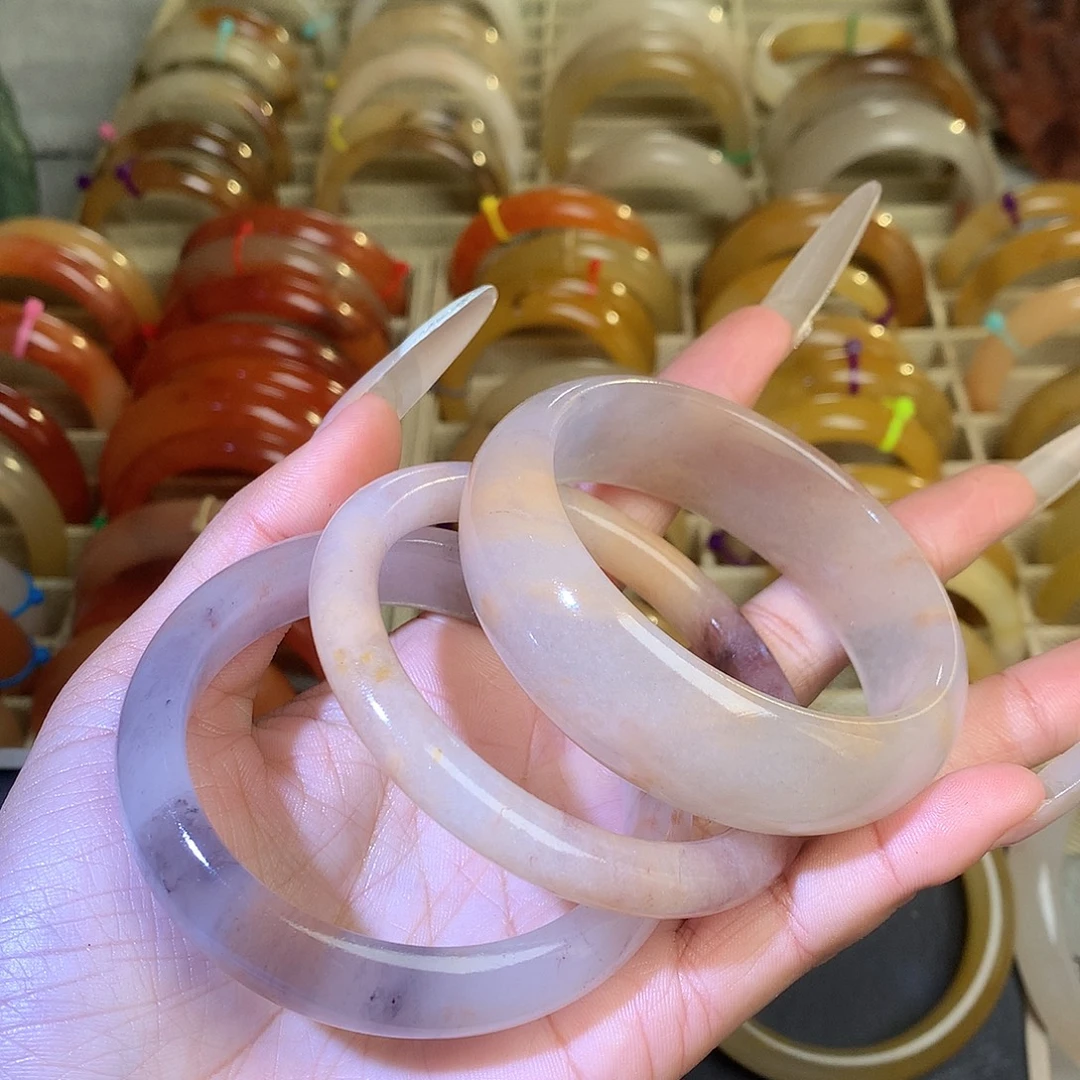 石英质玉（黄龙玉）未镶嵌手镯