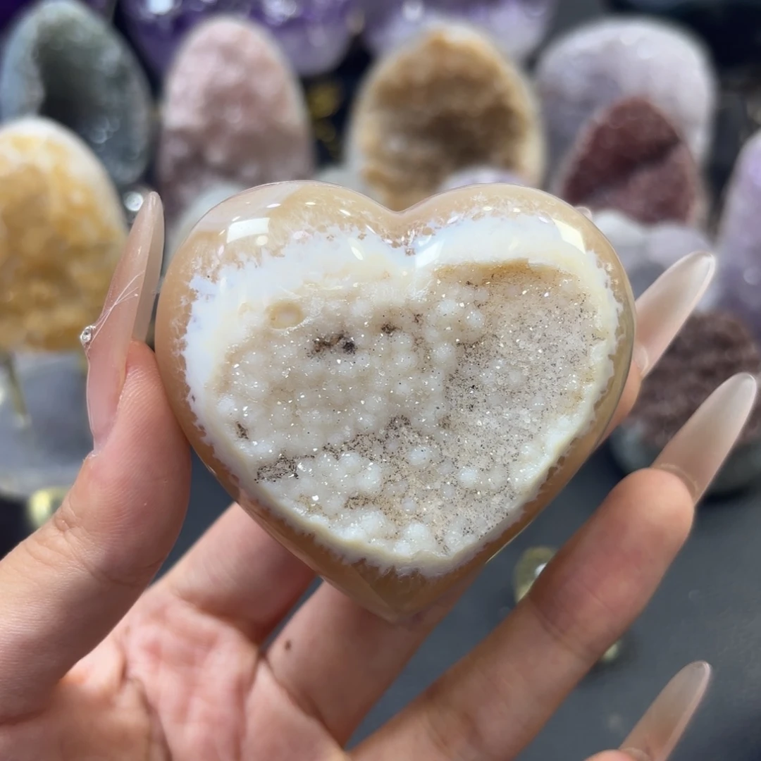 紫晶大型摆件（非配饰）未镶嵌爱心