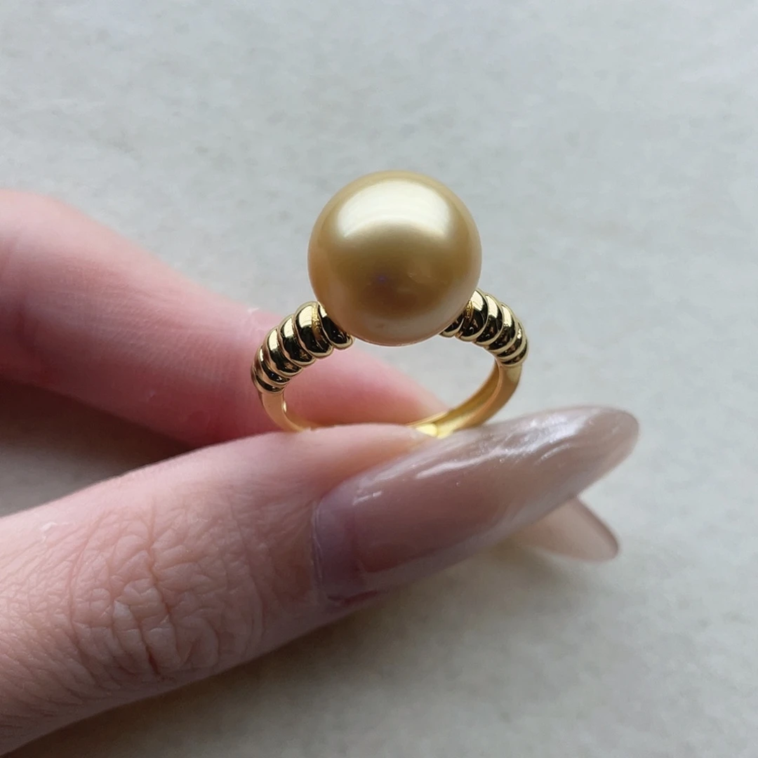 海水珍珠银S925镶嵌戒指66