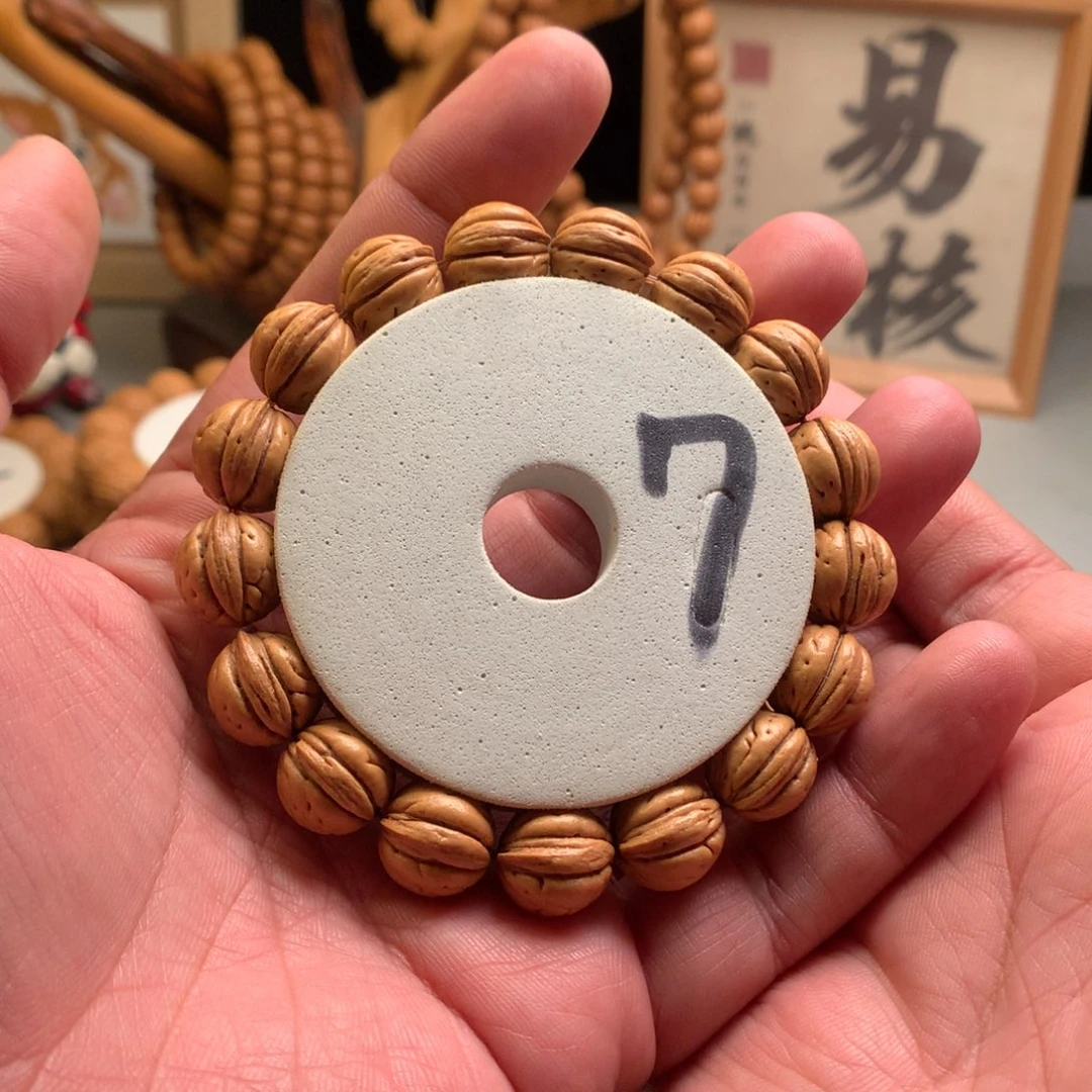 桃核手串【情怀】1.4小桃核手串
