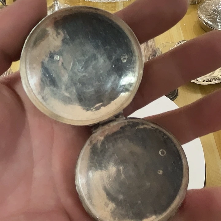 贵金属欧洲中古老物件盒子