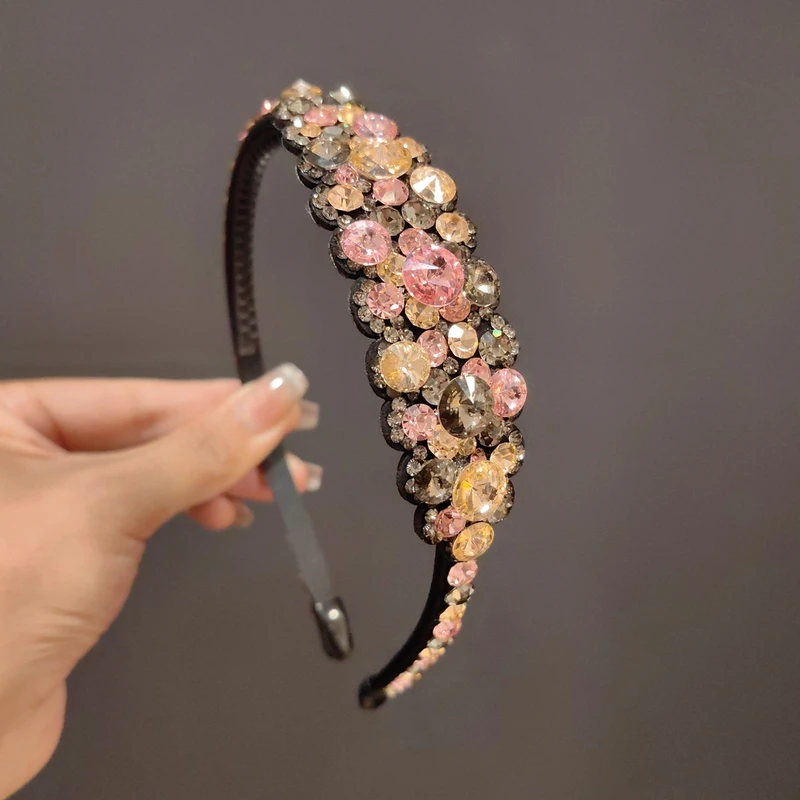 韩国施家水晶云朵发箍韩版发卡高档简约发夹韩版爆款发饰发夹发卡