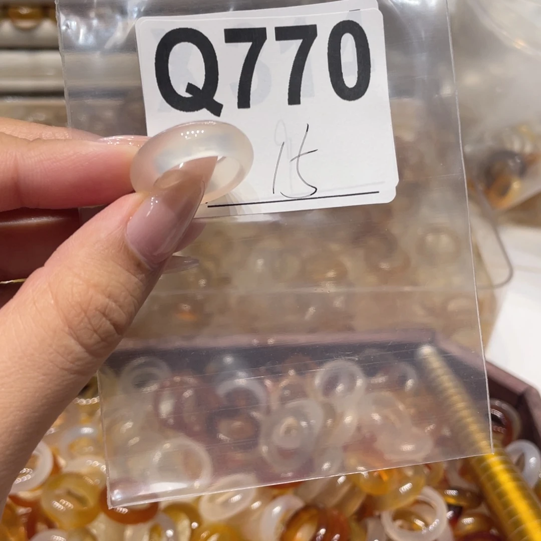 玛瑙/玉髓未镶嵌戒指770