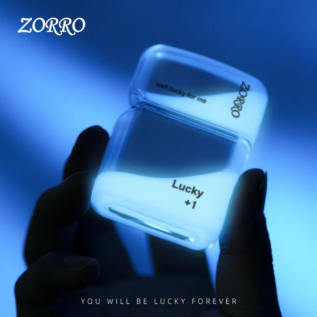 ZORRO佐罗打火机夜光流沙防风煤油生日礼物男士男朋友礼物高颜值