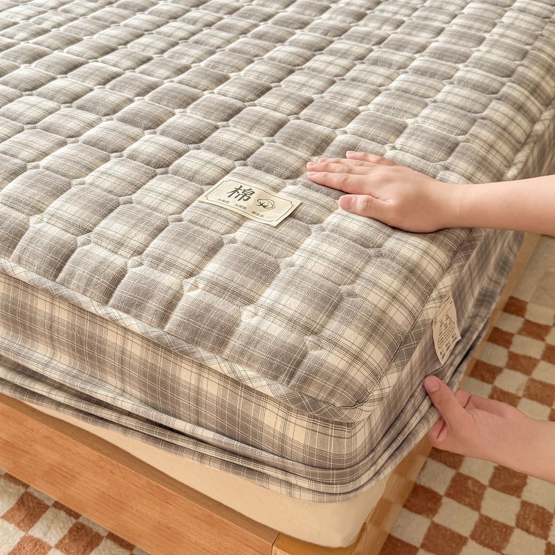 2026新款全棉水洗棉棉花床笠床垫保护套席梦思床垫罩防滑固定床罩