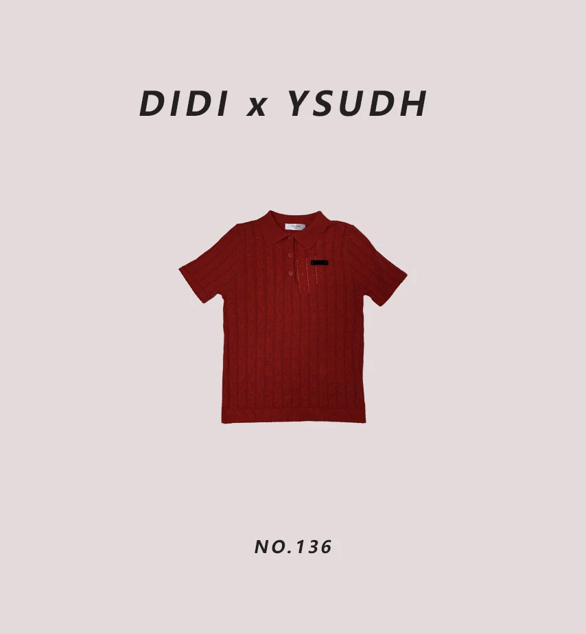 DIDI·【136】春夏新款百搭翻领时尚休闲小香风POLO衫