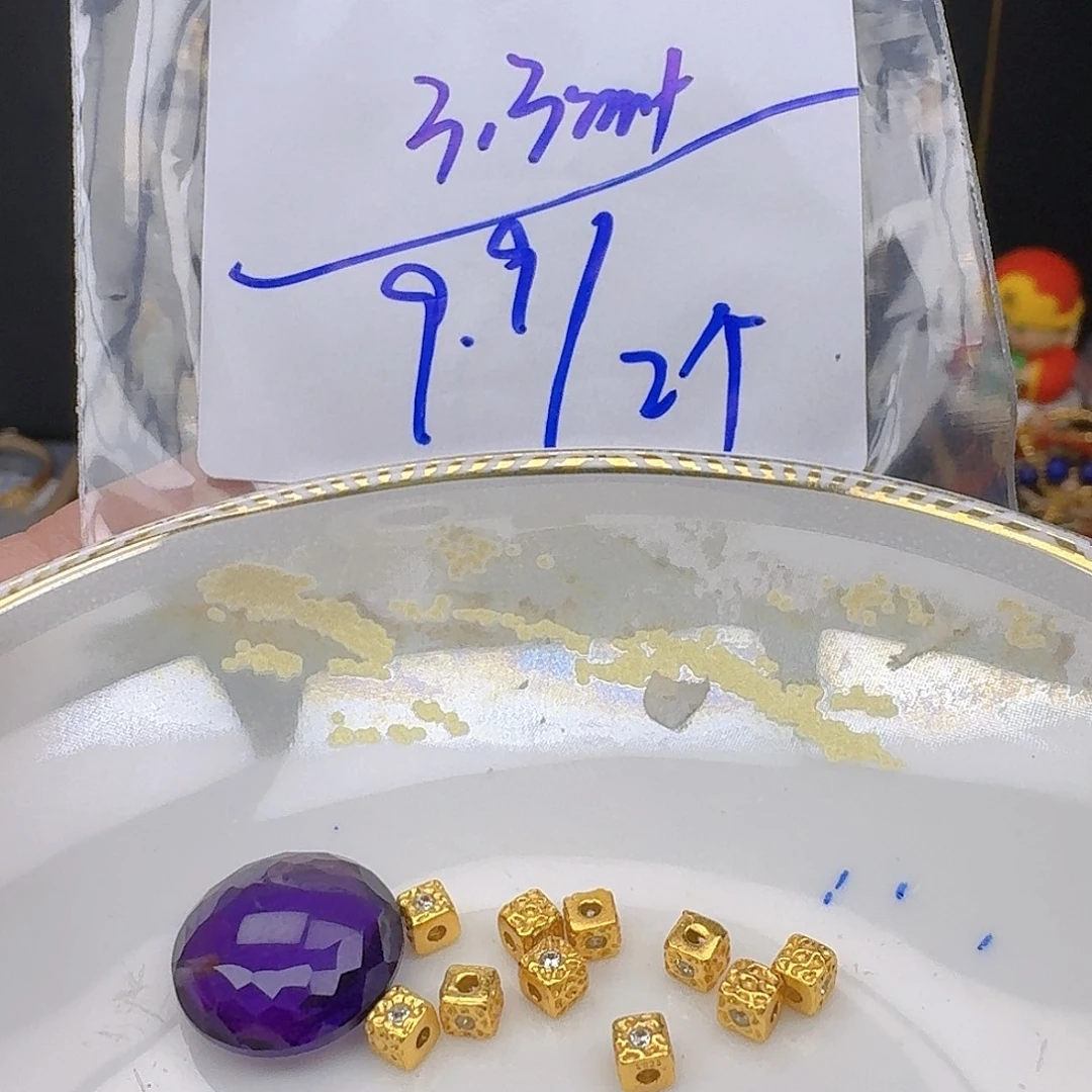 紫晶银S925镶嵌颈饰紫水晶925镶嵌178