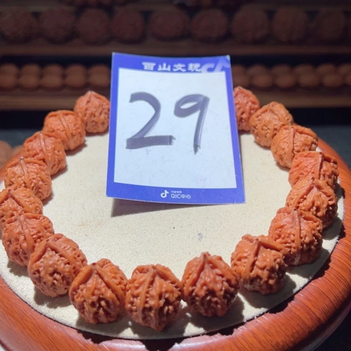 手串桃核蛙*29三棱核桃手串