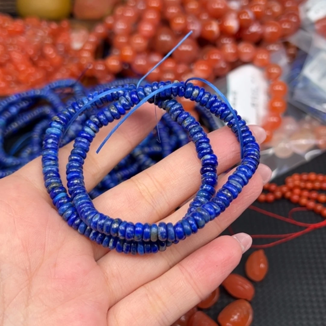 春***天青金石未镶嵌手链多样性