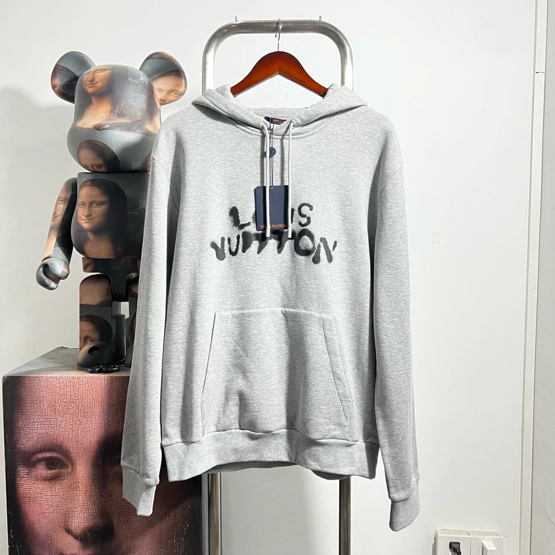 未使用 LouisVuitton/路易威登 涂鸦帽衫 V0703尺码L胸围61