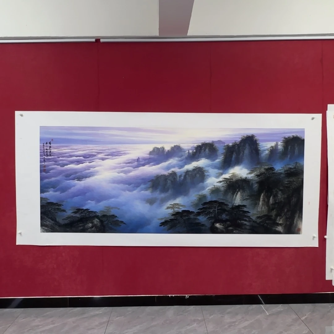 国画蓝****哥李文军老师国画