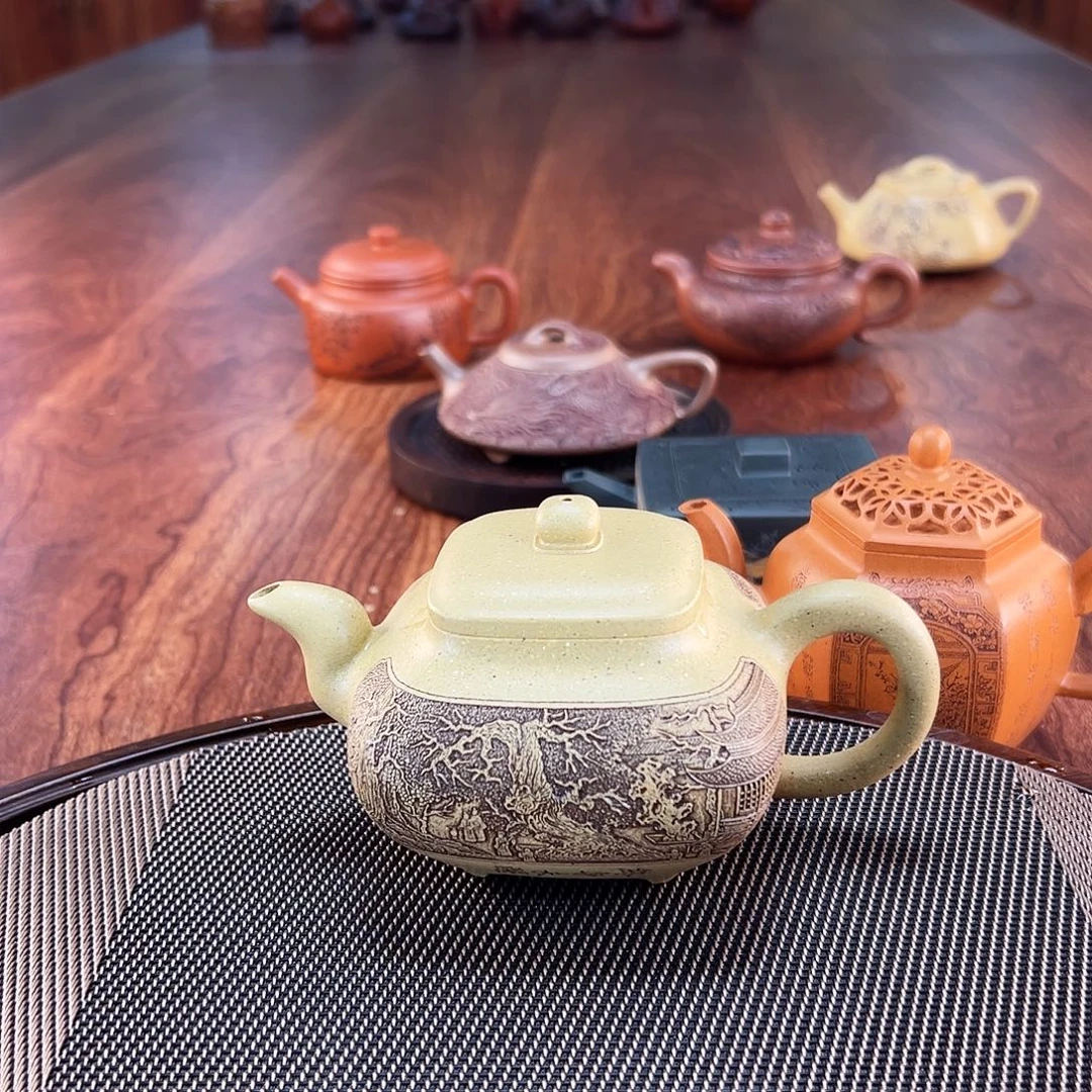 汪***书紫砂茶壶大观园传炉