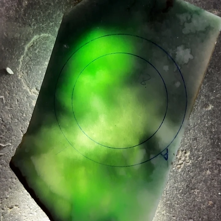 未镶嵌板料定制翡翠