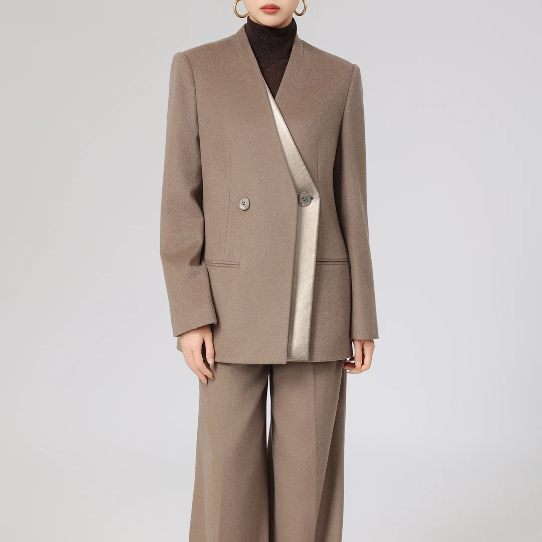 limil/丽米儿新款设计款上衣年会气质百搭复古西装外套女9400299