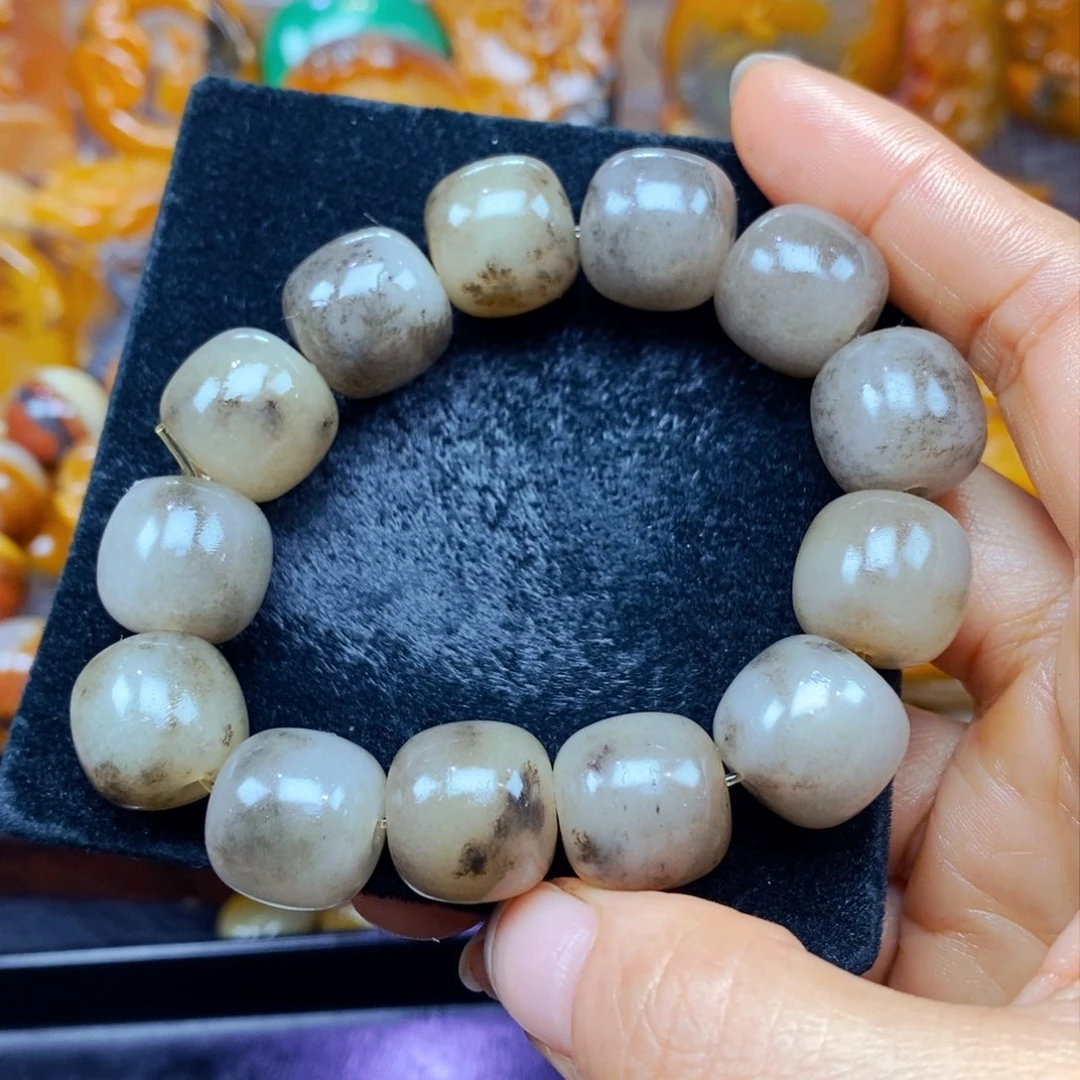 未镶嵌石英质玉（黄龙玉）吊坠(不含链)