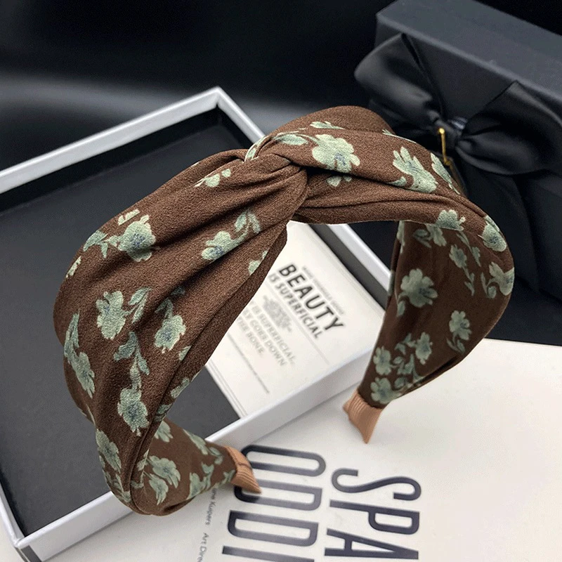 精品/气质复古发卡发箍女时尚逛街百搭发捆头饰宽边压发洗脸头箍