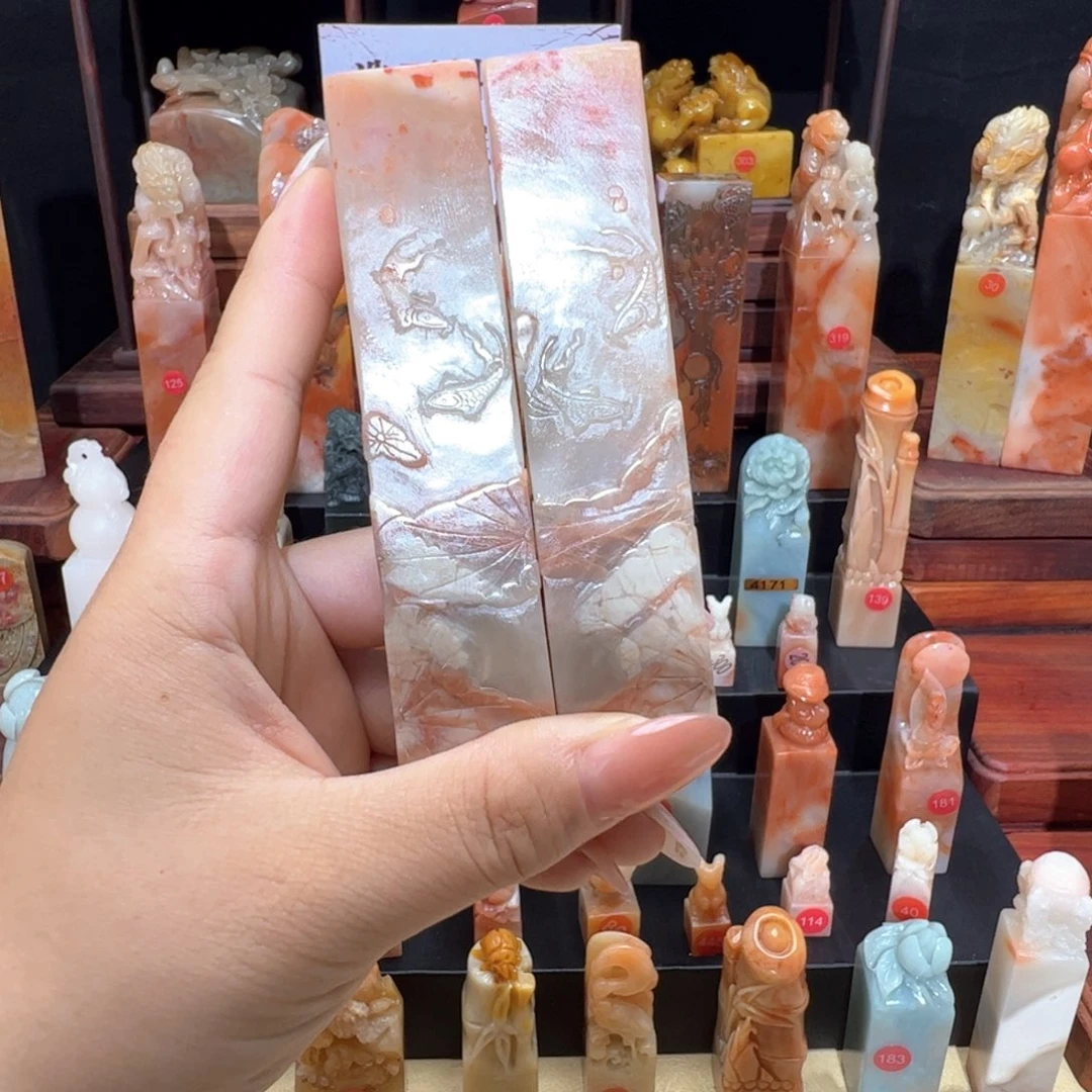 虽***之昌化石印石手工定制