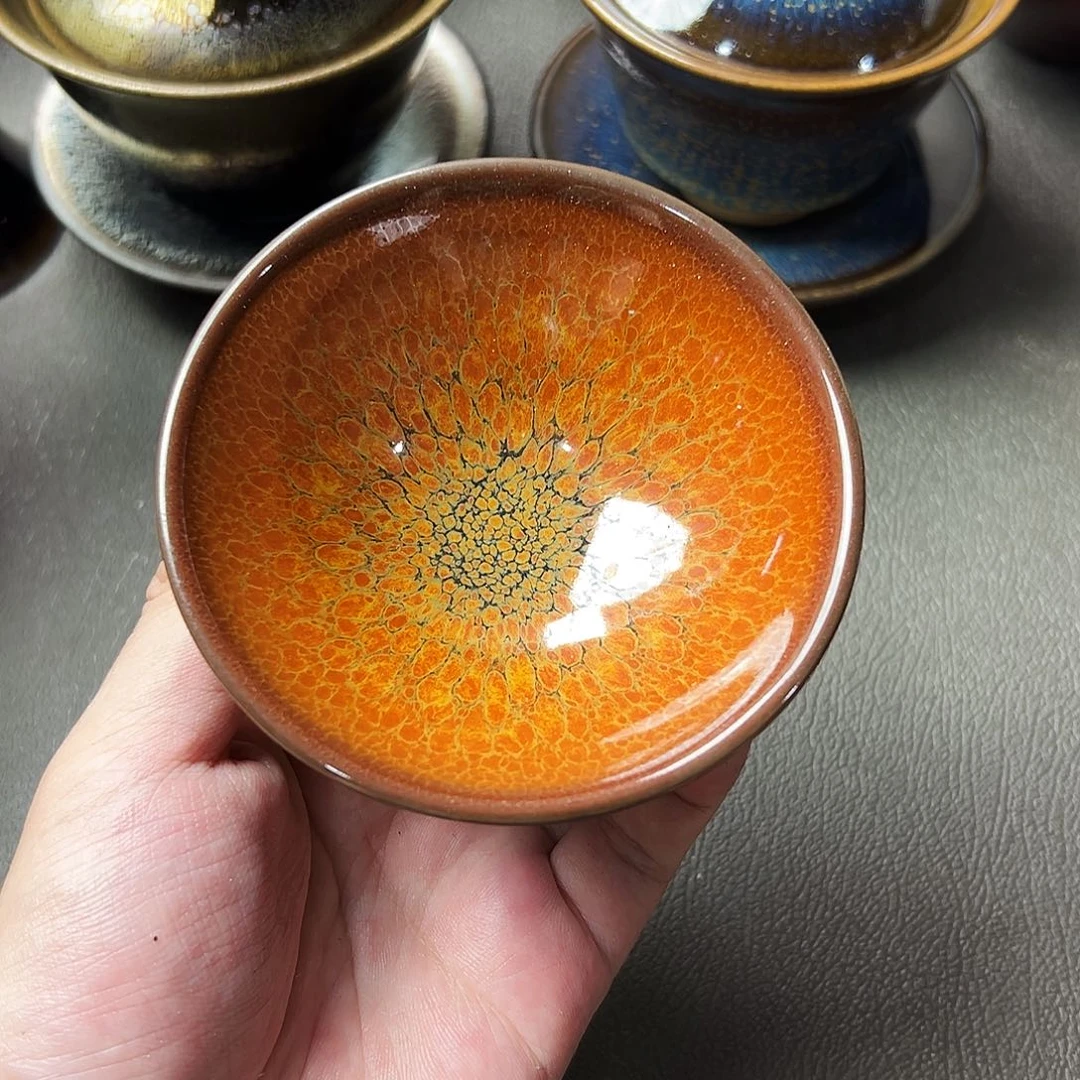 茶盏这个时候才开始准备好准备